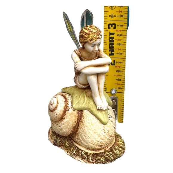 Bells Chymes Isle of Gramarye Faerie Children Trinket Box Harmony Kingdom Snail - Picture 4 of 11